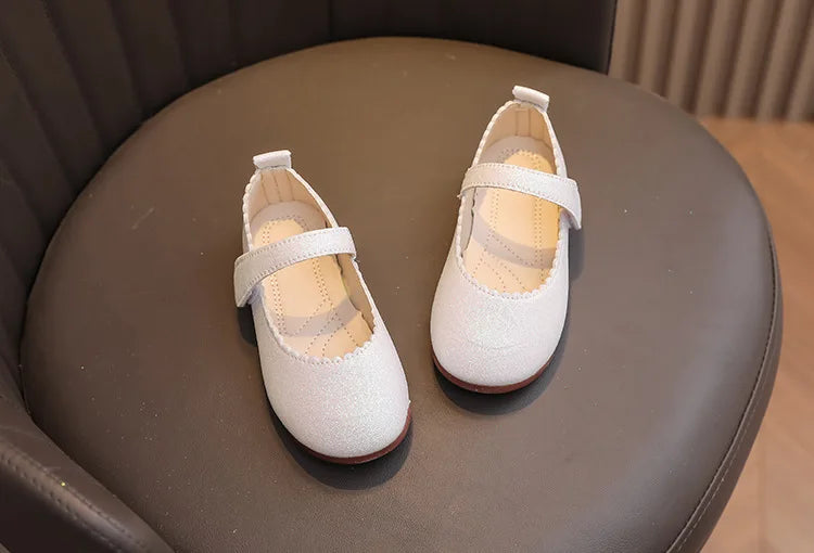 Hermosos zapatos de princesa para niñas, Mary Jane , tipo cuero, brillante para fiestas, bodas, para primavera y otoño