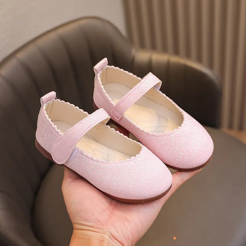 Hermosos zapatos de princesa para niñas, Mary Jane , tipo cuero, brillante para fiestas, bodas, para primavera y otoño