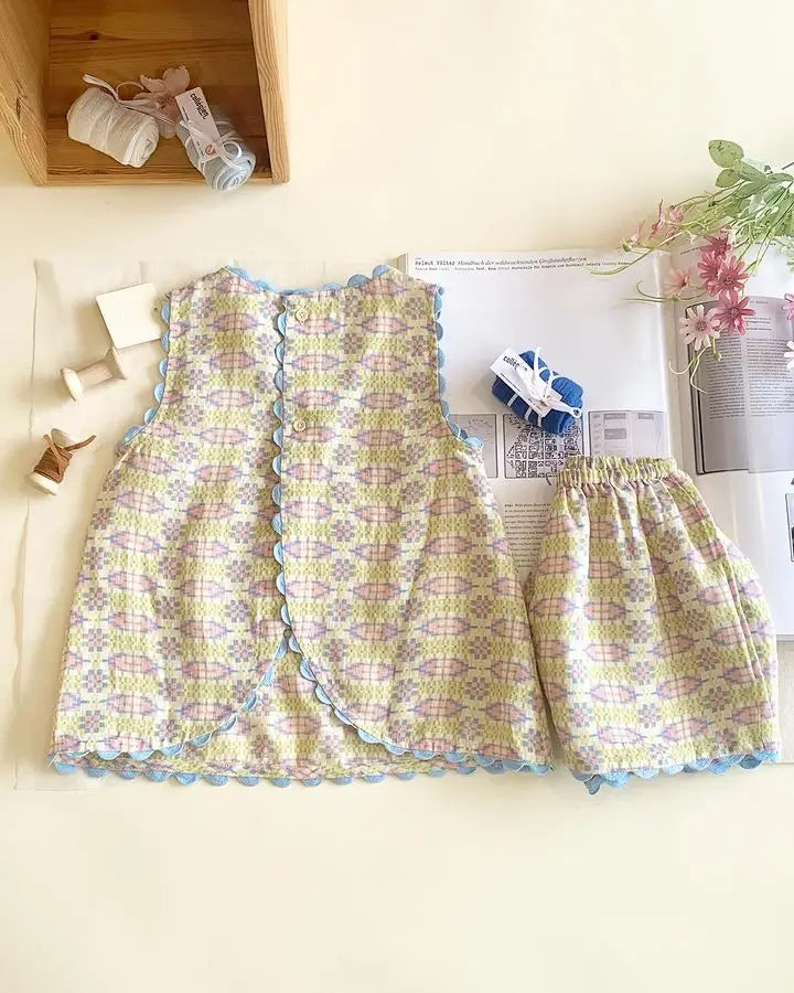 Hermosos y exclusivos conjuntos boho bordados, blusas y pantalones de verano para niñas