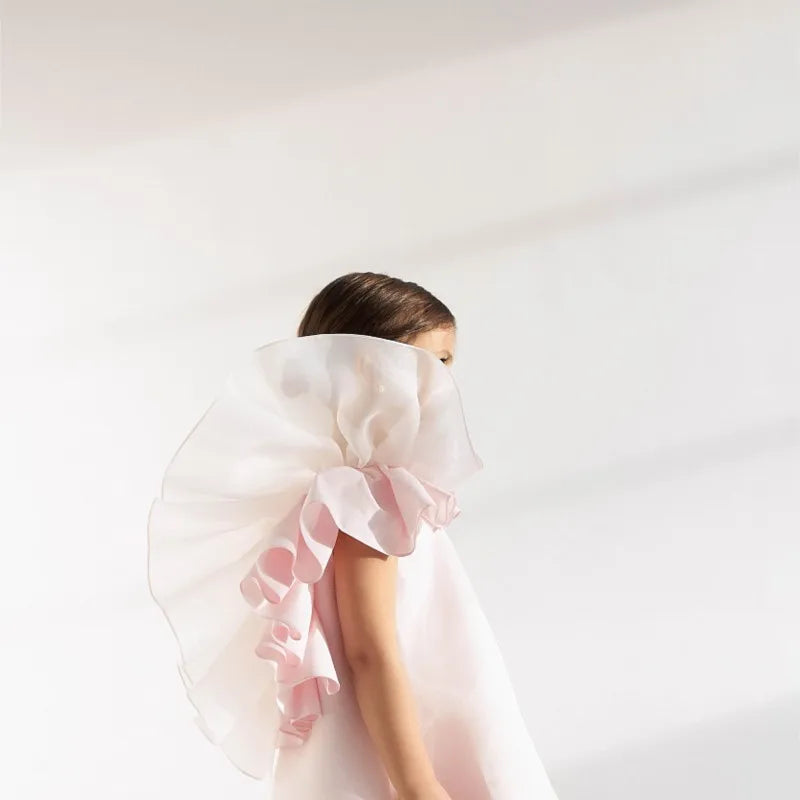 Vestido con volantes de princesa para niña, ropa para fiesta, cumpleaños, boda, de 1 a 12 años