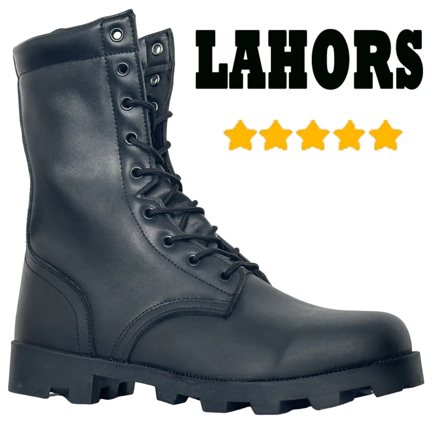 Botas tácticas tipo cuero para hombre, zapatos deportivos para senderismo, botas de combate al tobillo para exteriores, zapatos de seguridad para el trabajo, botas para hombre y adolescentes