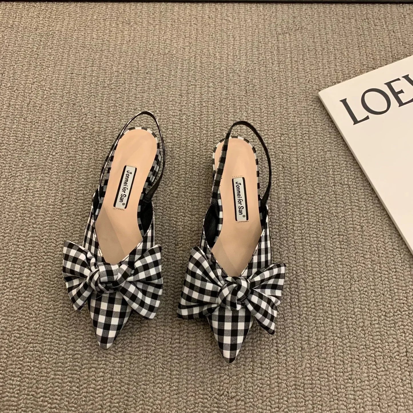 Damesandaler Mode Sandaler med lav hæl Spidse stropper Elegante Damesko Mode Fest Pumps Sandalias De Mujer 2023