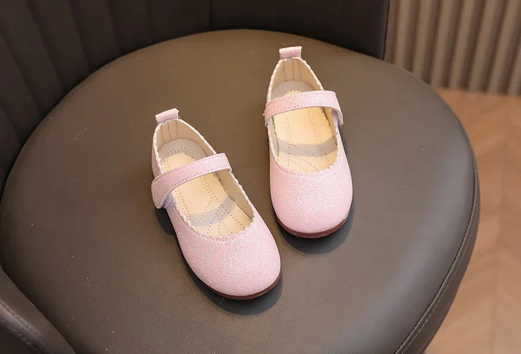 Hermosos zapatos de princesa para niñas, Mary Jane , tipo cuero, brillante para fiestas, bodas, para primavera y otoño