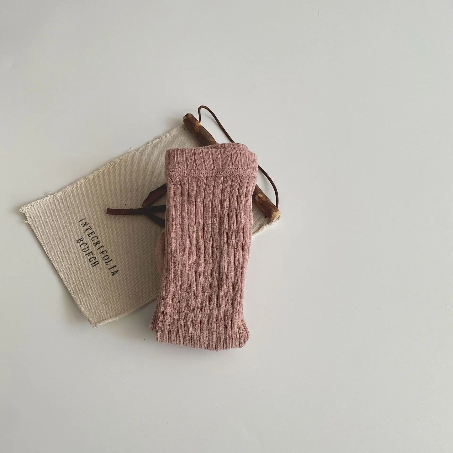 Medias acanaladas para niña, panties de algodón para bebés y niños