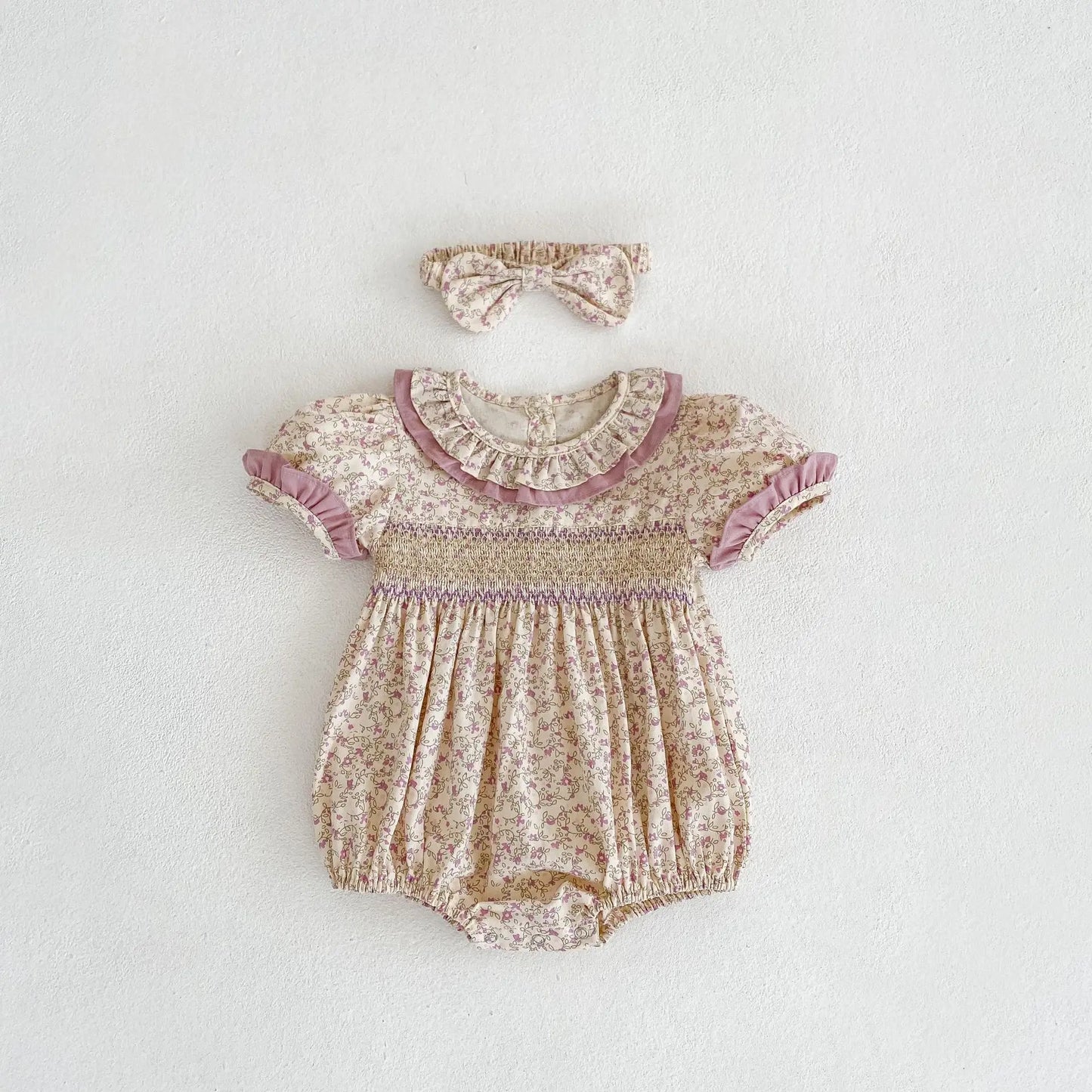 Nueva ropa de verano para niña, vestido de manga corta con encaje y flores para niña, pelele de algodón para bebé, vestido de princesa, traje de hermana a juego para familia