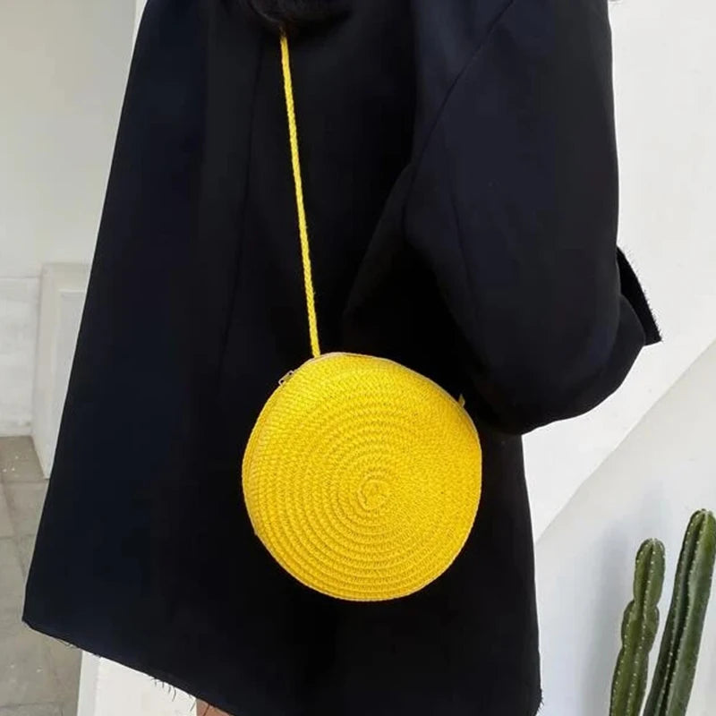 Bolso para niña casual tejido en paja