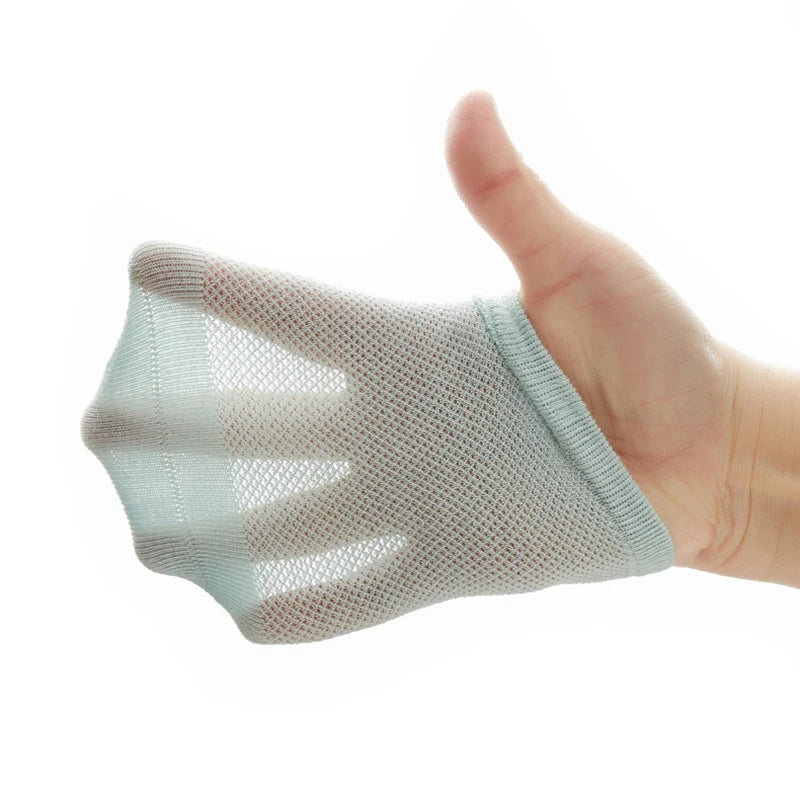 Lote de 3 pares de calcetines tobilleros cortos de verano para bebé y niña, de malla fina de algodón, transpirables, suaves y elásticos.