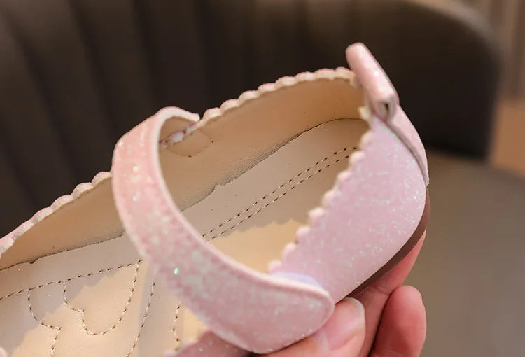 Hermosos zapatos de princesa para niñas, Mary Jane , tipo cuero, brillante para fiestas, bodas, para primavera y otoño