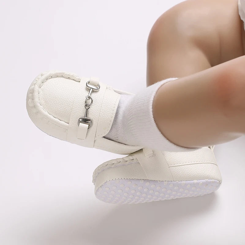 Zapatos mocasines antideslizantes para primeros pasos para bebés y recién nacidos