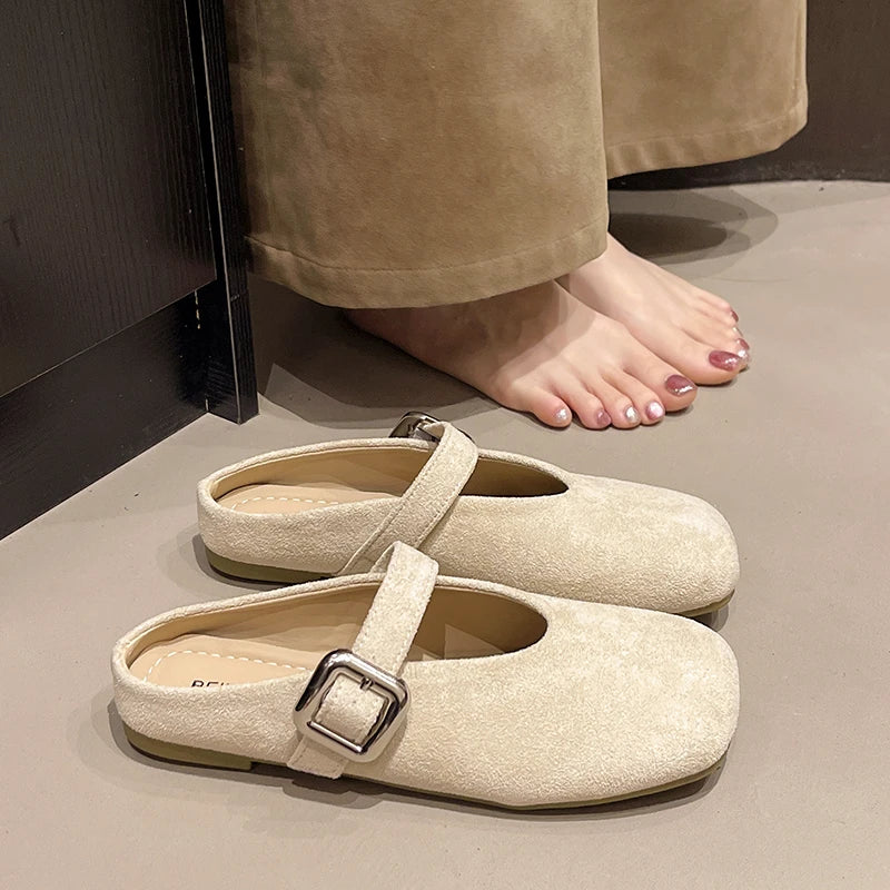 Hermosos zapatos planos Mary Jane para Mujer,  sandalias de vestir elegantes para Mujer y chica adolescente, zapatos informales suaves y maravillosos colores,