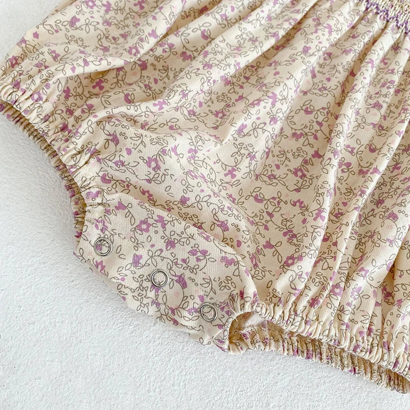 Nueva ropa de verano para niña, vestido de manga corta con encaje y flores para niña, pelele de algodón para bebé, vestido de princesa, traje de hermana a juego para familia