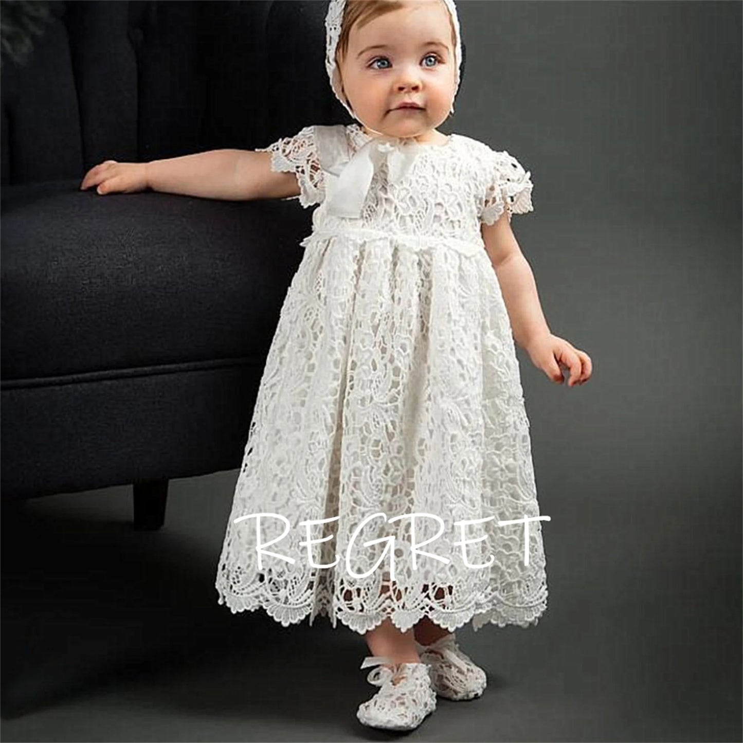 New Baby Girls Dress Elegant Princess Dress Infant Dresses Baptism Costume Baby Birthday Wedding Party Dress Prom Evening Dress