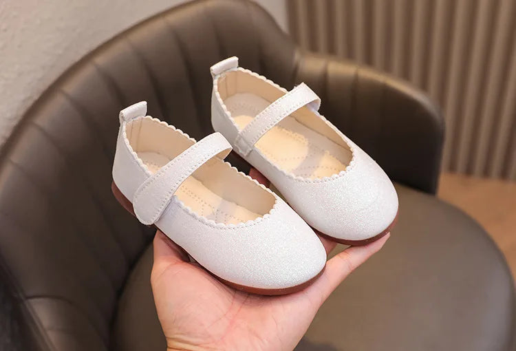 Hermosos zapatos de princesa para niñas, Mary Jane , tipo cuero, brillante para fiestas, bodas, para primavera y otoño