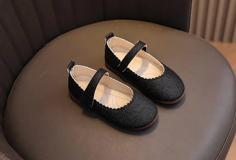 Hermosos zapatos de princesa para niñas, Mary Jane , tipo cuero, brillante para fiestas, bodas, para primavera y otoño