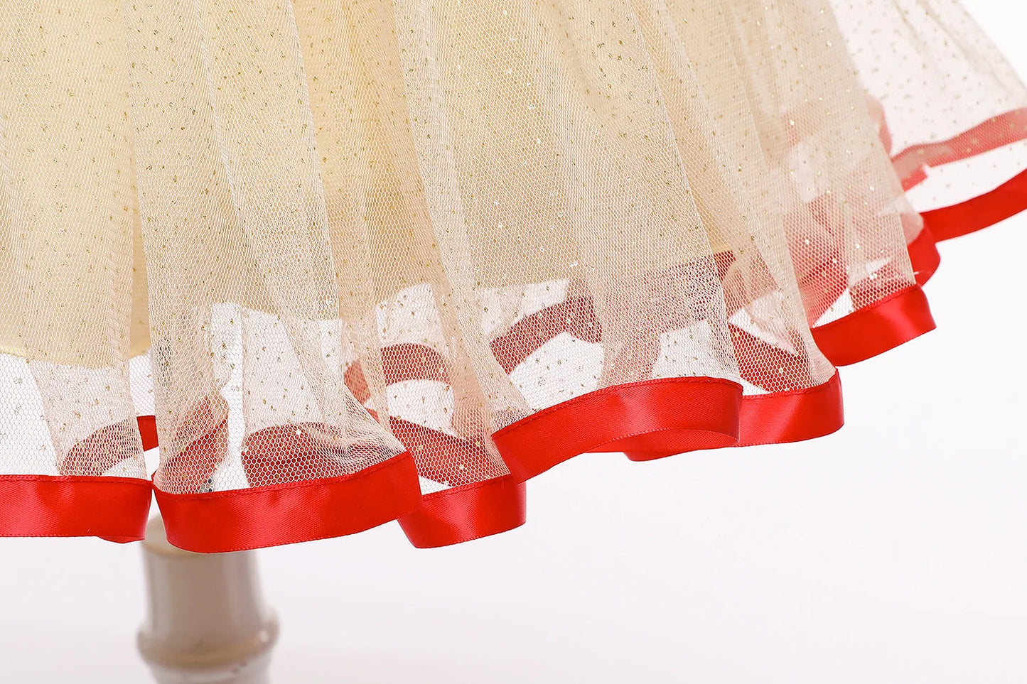 Hermoso vestido de Blancanieves, de manga larga hecho de terciopelo, tul y lentejuelas, disfraz de Disney para niñas, para fiesta de cumpleaños y Halloween para niña