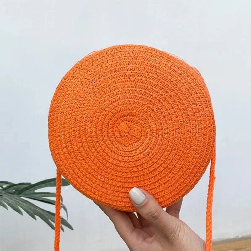 Bolso para niña casual tejido en paja