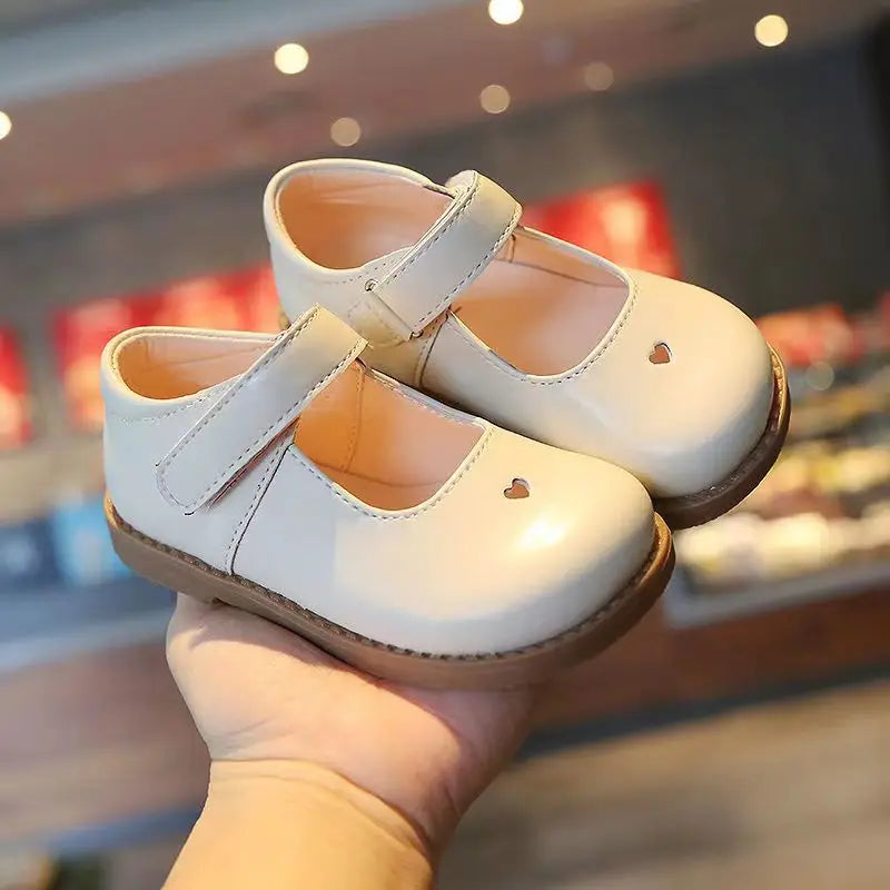 Spring and Autumn Korean Fashion Children's Vintage Shoes New PU Summer School Shoes Super Soft and Comfortable 1-6 Years Old