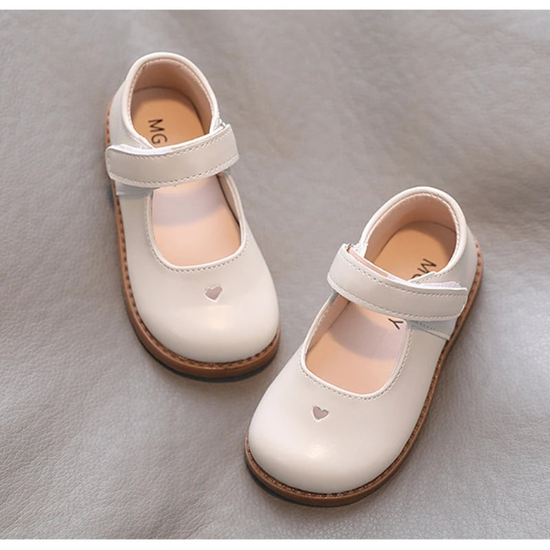 Spring and Autumn Korean Fashion Children's Vintage Shoes New PU Summer School Shoes Super Soft and Comfortable 1-6 Years Old