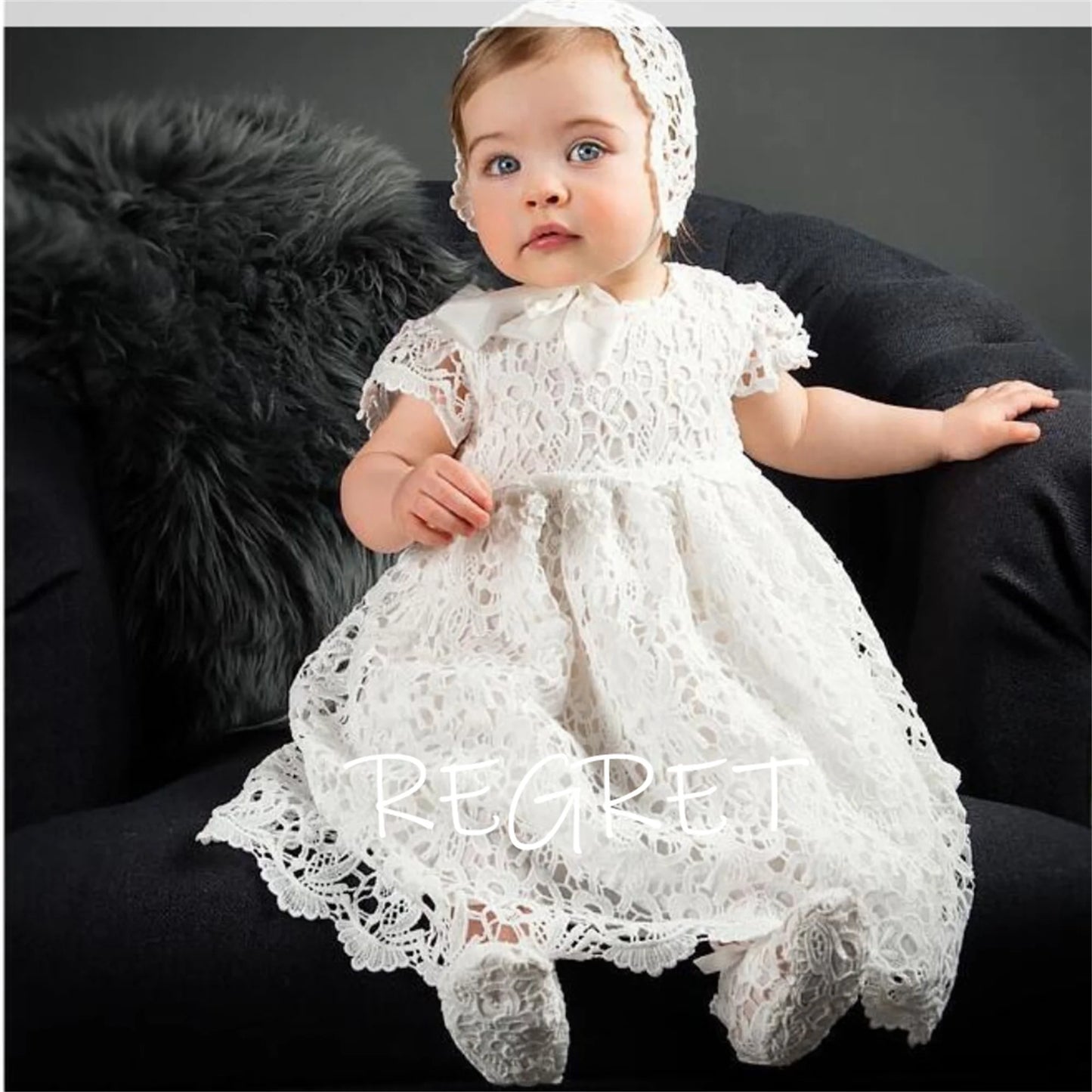 New Baby Girls Dress Elegant Princess Dress Infant Dresses Baptism Costume Baby Birthday Wedding Party Dress Prom Evening Dress