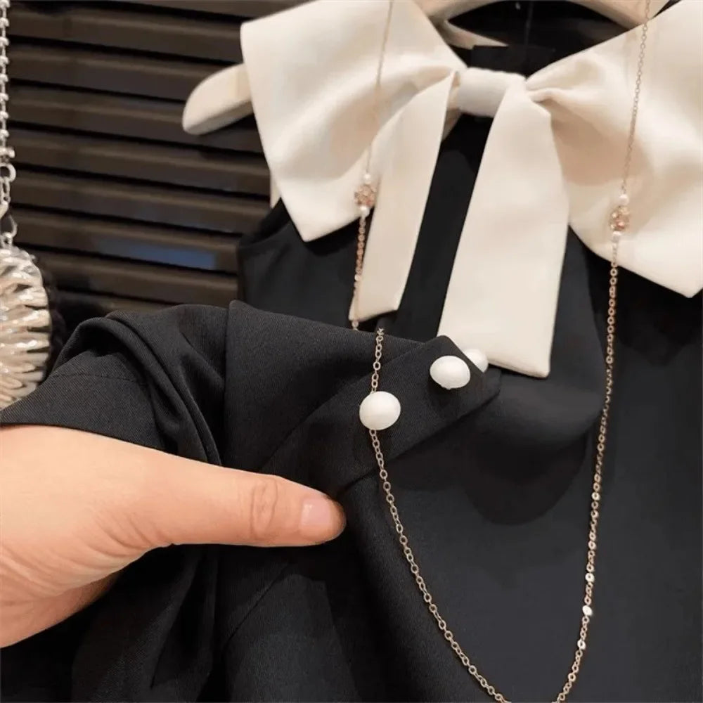 Vestidos sin mangas con cuello vuelto y lazo para niñas, ropa de verano sencilla para impactante