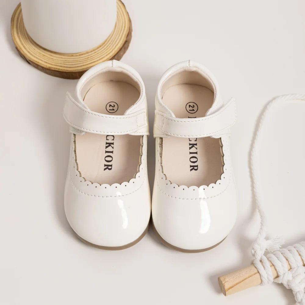 Zapatos de princesa transpirables de charol para niña, de primavera y otoño, estilo inglés