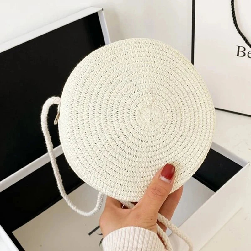 Bolso para niña casual tejido en paja